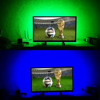 

DC 5V 3528 SMD USB Power LED RGB Strip light HDTV TV Desktop PC Screen Backlight lighting 0.5M 1M 2M 3M 4M 5M NOT Waterproof