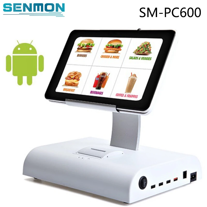 

10 Inch Touch Screen Android Tablet PC Cash Register POS System with Software Tablet POS Built-in printer Support WIFI/Bluetooth