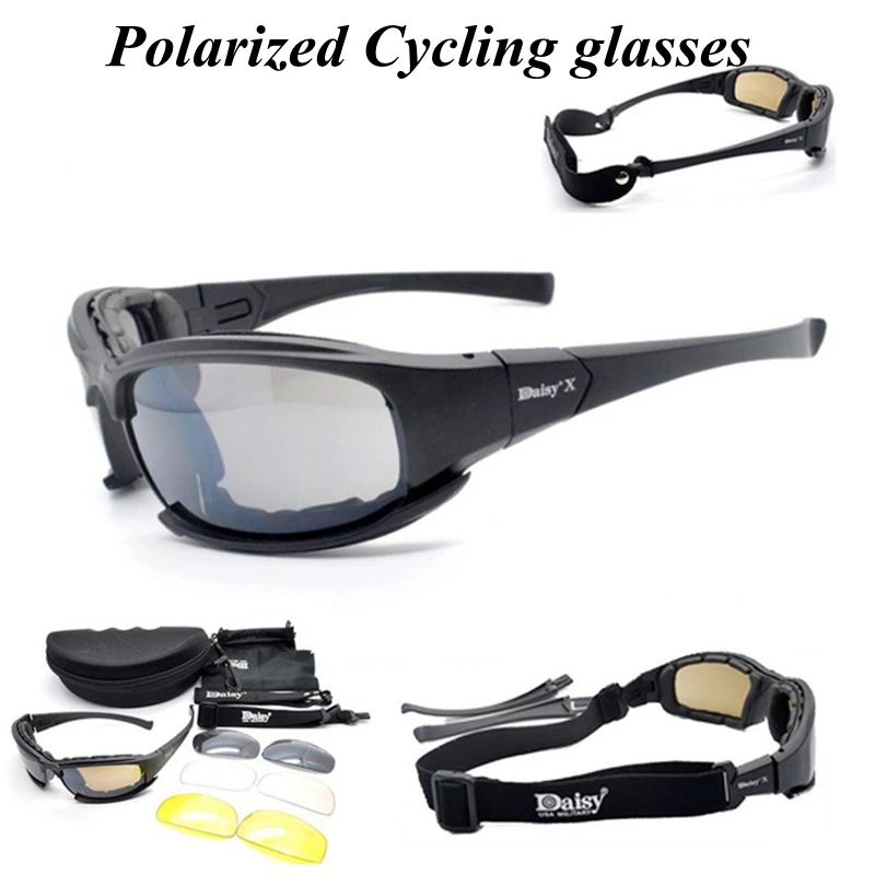 

Polarized Sports Men Sunglasses Road Cycling Glasses Mountain Bike Bicycle Riding Protection Goggles Eyewear