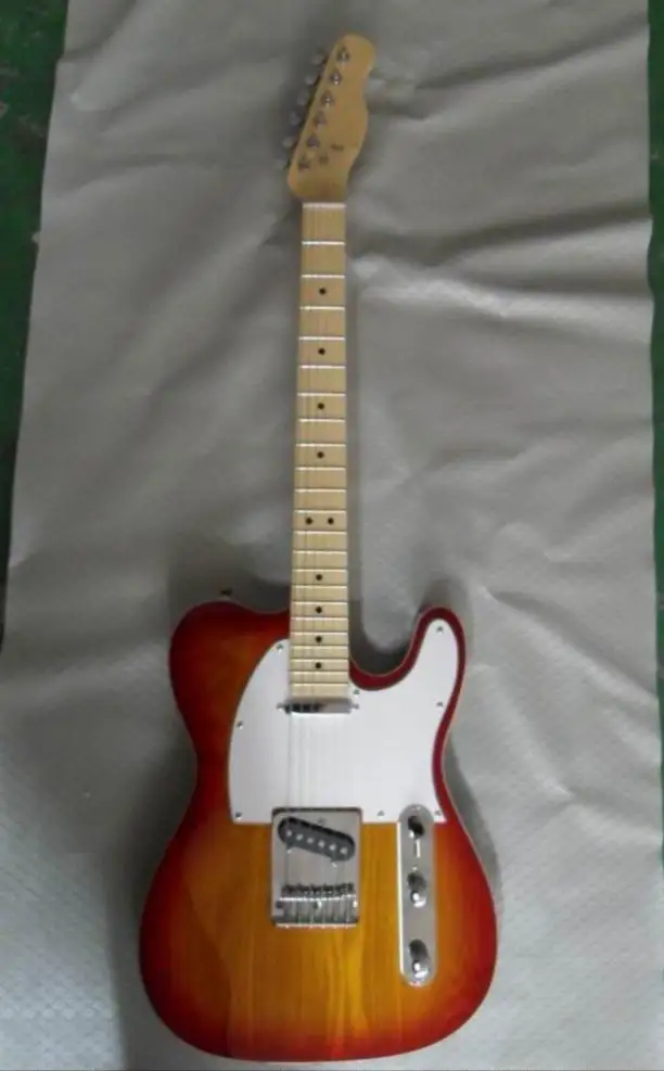 

Wholesale Guitar New Cnbald Tel Electric Guitar In Cherry Burst 131006