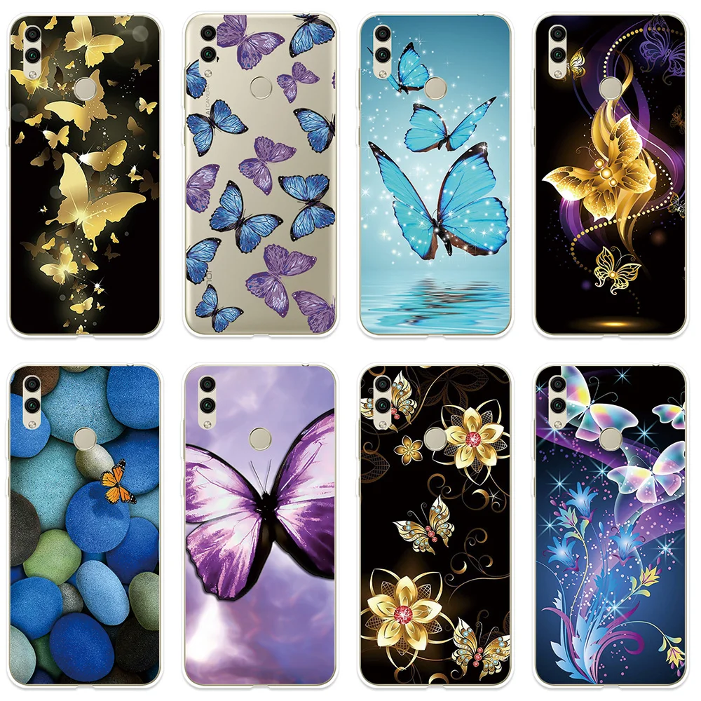 Phone Case for Huawei Honor 7A 8A Pro 7C 8C 7X 8X 7S 8S Cover Colorful Butterfly Fundas For 8 9 10 10i 20i Lite |