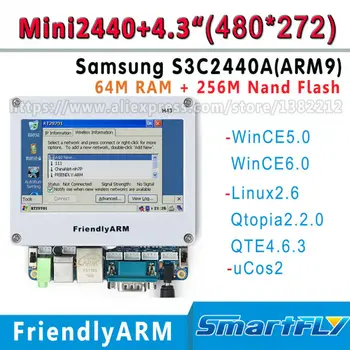 

FriendlyElec Development Board kit MINI2440+4.3 inch 480*272 touch screen,64M Ram+256 Flash,S3C2440 2440 ARM9 linux ucos