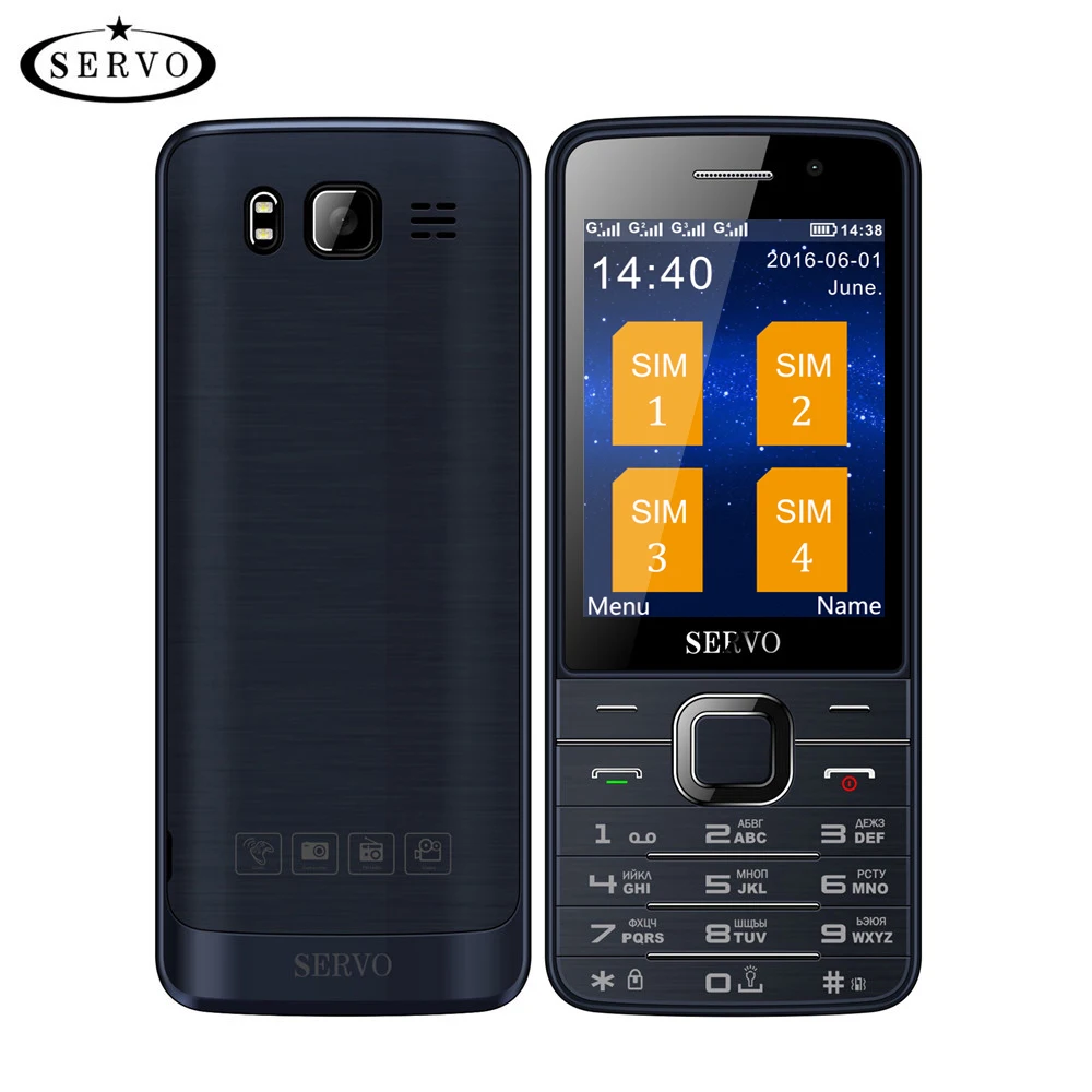 Краткий обзор телефона на 4 SIM карты Servo v9500
