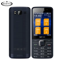 Quad SIM Cards 2.8 inch HD Big Screen 4 SIM cards 4 standby phone with Dual Camera GPRS Bluetooth vibration MP4 Russian keyboard