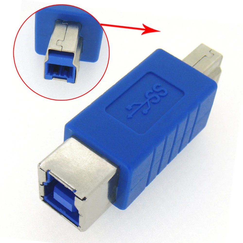 HQmade USB 3.0 Type B Adapter USB Connector SuperSpeed SS Priner Port