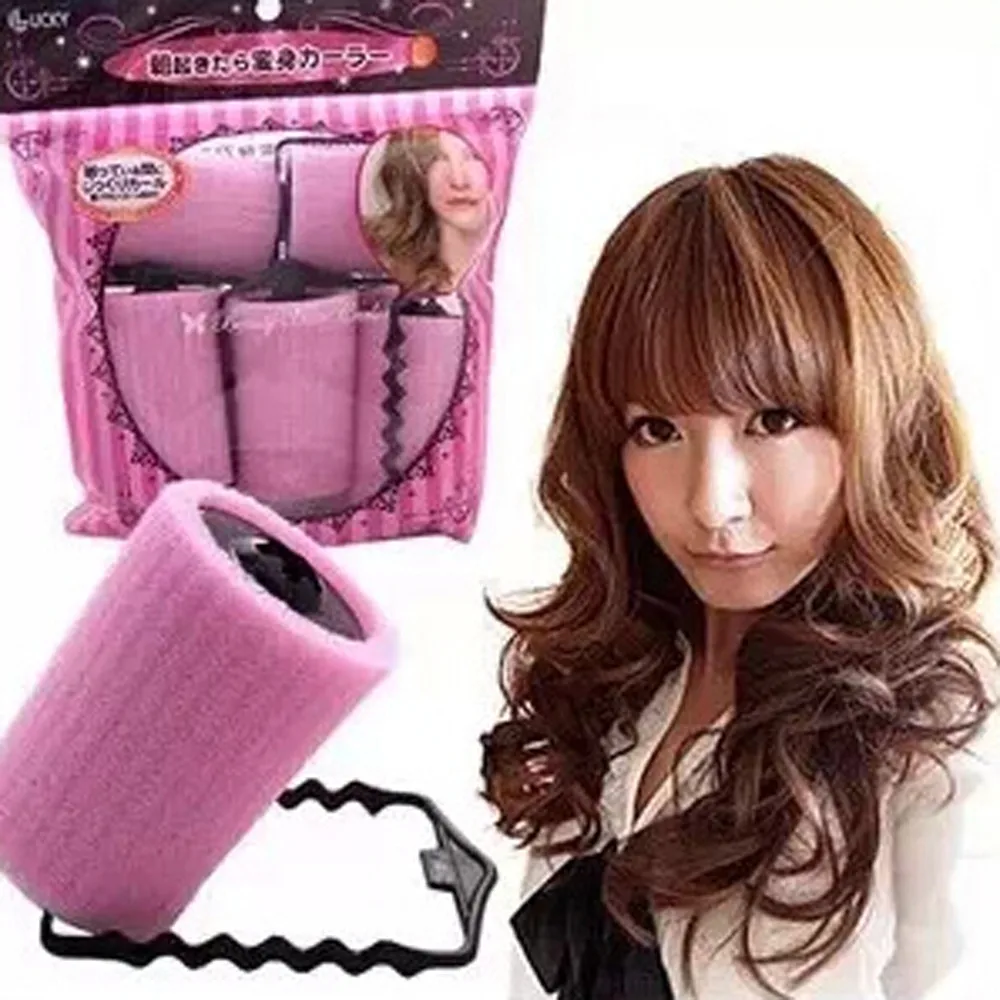 

New 8PCS curling iron manufacturer soft foam curved curly hair DIY modeling curly hair artifact gadget coletas para el pelo 50*