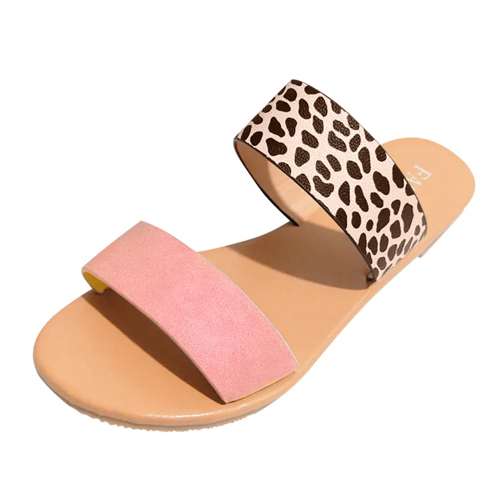 Для женщин Дамские тапочки летние Повседневное монохромный Винтаж в римском стиле из лакированной кожи Большие туфли на плоской подошве; Большой размер Женская обувь con plataforma# N3 - Цвет: Розовый