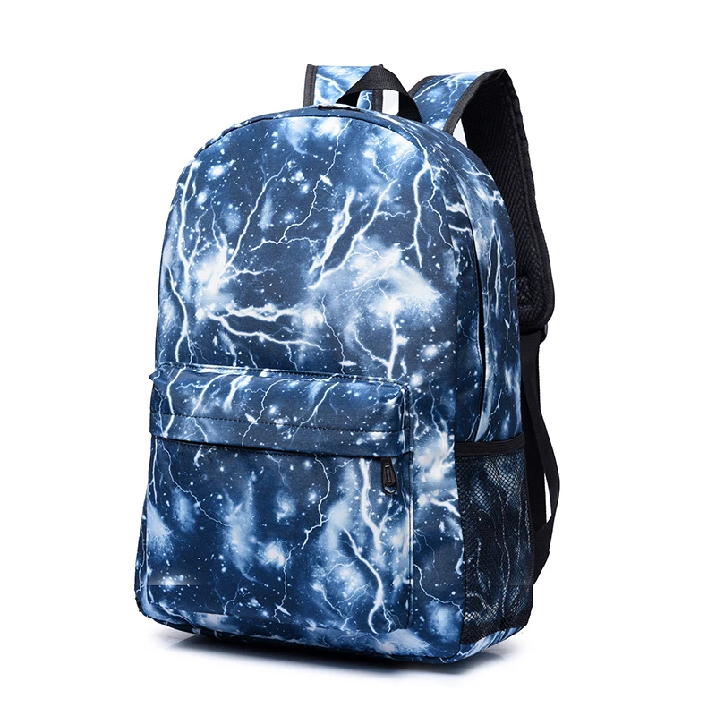 

Sky Both Package Lightning First High Middle Student A Bag Male Trend School Wind Woman Travel Backpack befree mochila bagpack