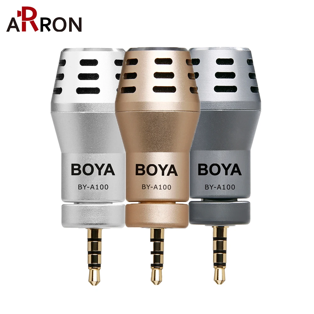BOYA BY-A100 всенаправленный конденсаторный телефонный микрофон для iPhone 6/6 S/5/5S iPad iPod