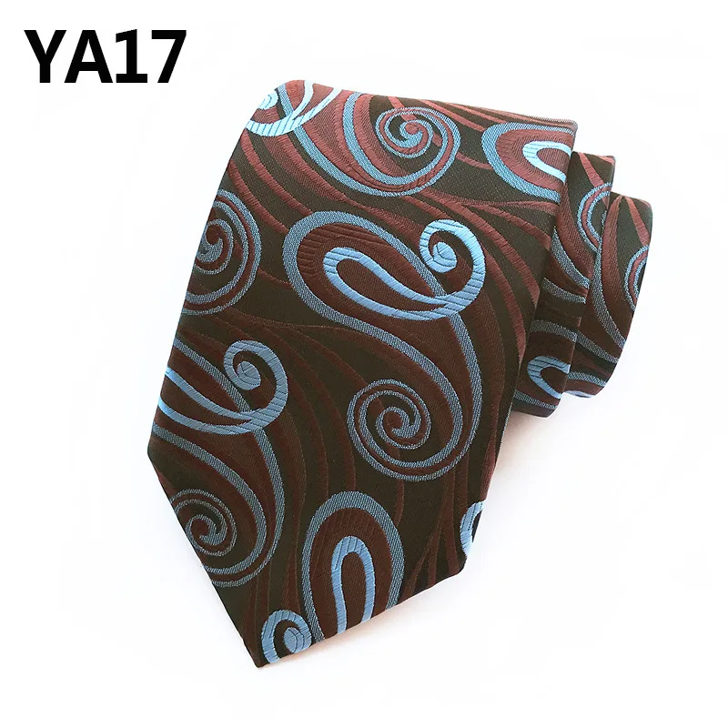 

New Paisley Tie for Men Silk Necktie Designer Fashion Neck Tie 8cm Business Tie Wedding Party Mens Accessories 2018