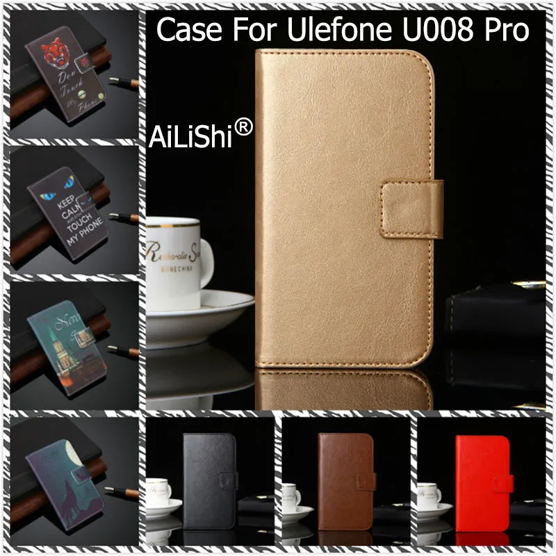 

AiLiShi PU Leather Case For Ulefone U008 Pro Luxury Flip Protective Cover Wallet With Card Slots U008 Pro Ulefone Case In Stock