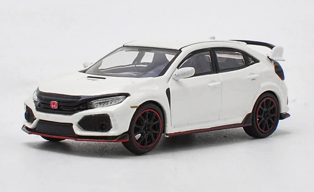 

1:64 Diecast Model for Honda Civic Type R FK8 White (Left Steering Wheel) Minicar Alloy Toy Car Miniature Gifts Jazz Hot Selling