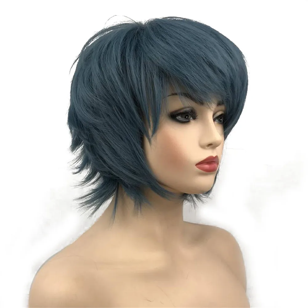 StrongBeauty парик на Хеллоуин, синие парики для косплея акабан карма, красные синтетические волосы - Цвет: color2913
