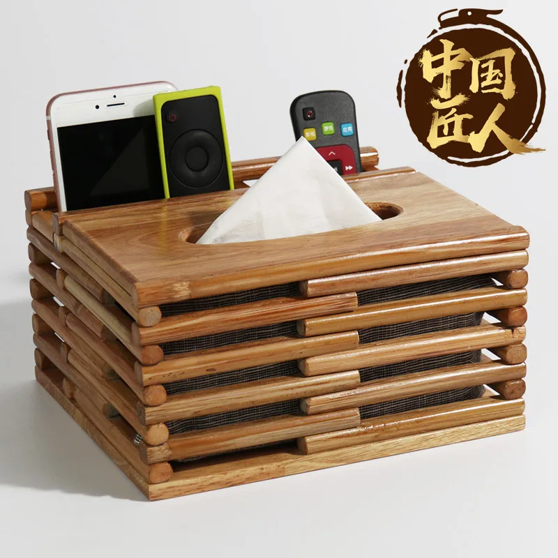 

Tissue box living room remote control storage box coffee table with simple creative drawing cartons(a165)