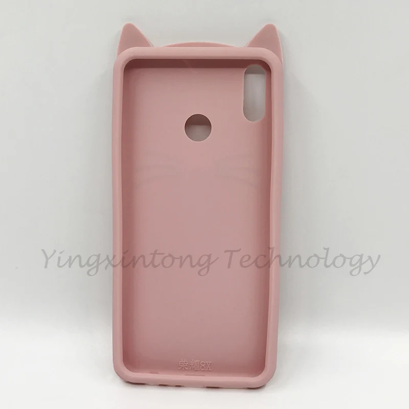 Чехол для Huawei Honor 8X мягкий силиконовый чехол 6 5 дюйма с 3D рисунком кота и бороды