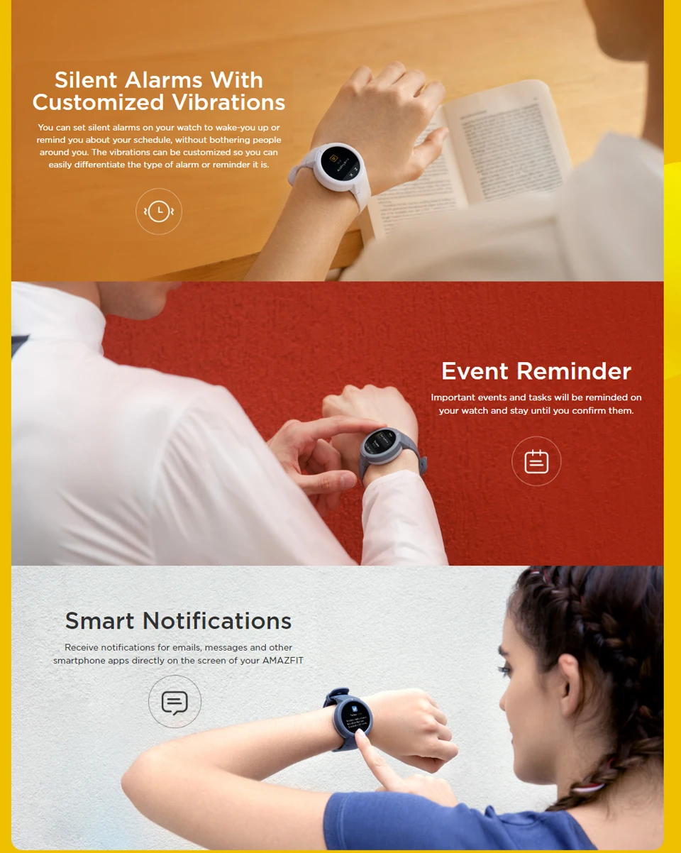 Original Amazfit Verge Lite Smart Watch Global Version GPS 1.3" AMOLED Screen Upgraded Smartwatch HR Sensor 20 Days Battery Life