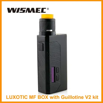 

Clearance Original Wismec LUXOTIC MF Box Kit With 7ml Guillotine V2 RDA Atomizer squonk Bottle Output 100W Wattage E-Cigarette