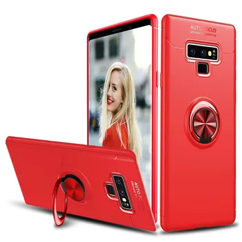 

Stand case Silicone with Ring para Samsung Galaxy Note 9 Red