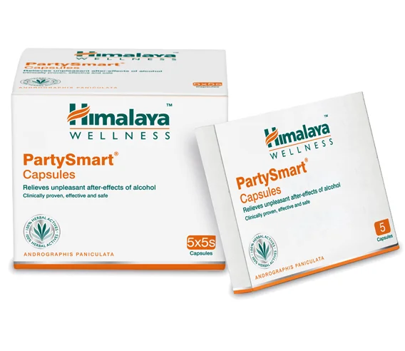 

PartySmart 10X5 capsules, fatigue and body aches, reduce the sequelae of alcohol consumption.