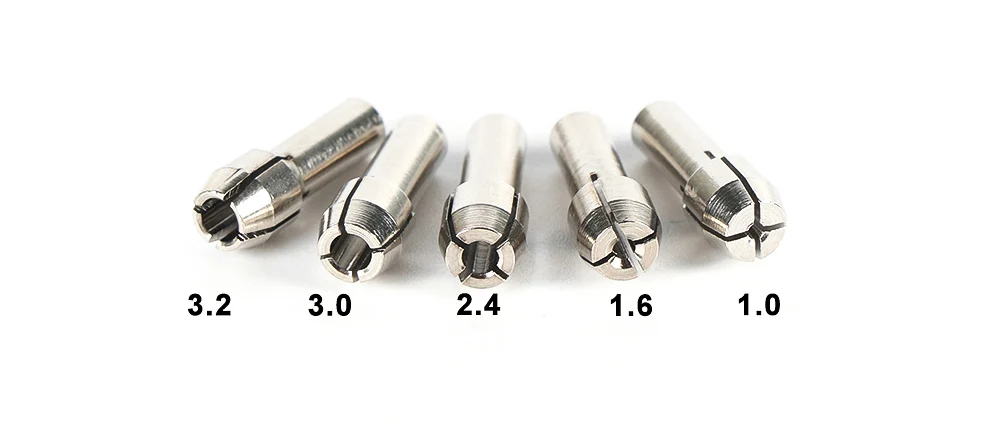 Dutoofree 10 шт. Мини сверлильный патрон мини шлифовальный станок электрический гравер для Dremel мини сверлильные патроны резьба медная полировка