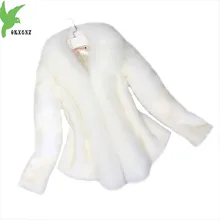 Элегантное женское пальто из искусственного меха, норковая шуба, теплая женская верхняя одежда с длинным рукавом, осенне-зимнее пальто, куртка, меховое пальто, S-3XL