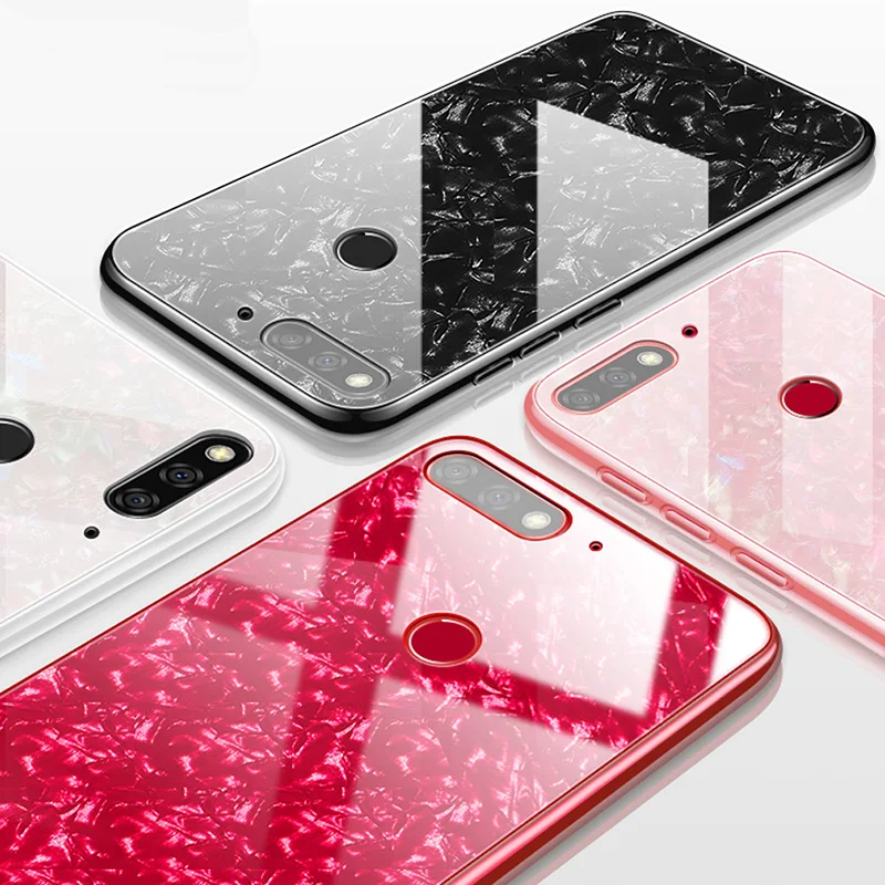 KHW2033_2_JONSNOW Tempered Glass Phone Case For Huawei Honor 8X 8C Glossy Hard Back Cover for Honor 10 9 Lite 7C 7A Pro 7X