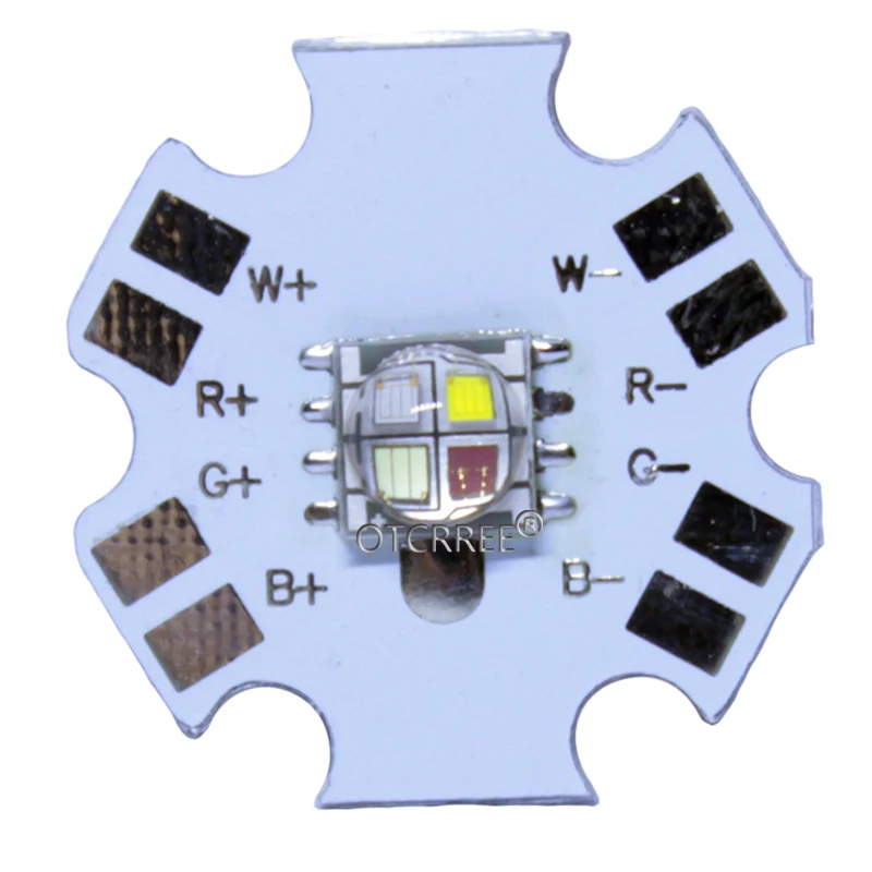 1 шт. Epileds XML XM-L 5050 RGBW 10 Вт высокомощный светодиодный диодный чип SMD5050 4 чипа керамика Замена CREE сценическое освещение