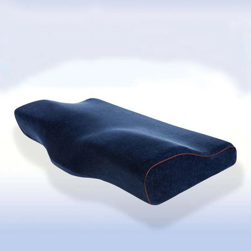 YR Memory Foam Pillow For Sleep Cervical Pillows Butterfly Shaped Memory Pillows Relax The Cervical Spine Adult Slow Rebound|Travel Pillows| - AliExpress