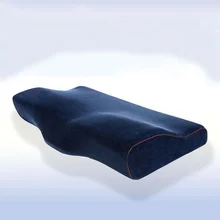 YR Memory Foam Kissen Für Schlaf Zervikale Kissen Schmetterling Geformt Speicher Kissen Entspannen Die Halswirbelsäule Erwachsene Langsam Rebound