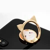 Support pour téléphone de voiture support pour Samsung S8 Xiao mi mi 8 dessin animé chat anneau de doigt support pour téléphone Mobile pour iPhone XS Max X SE 8 7 Plus ► Photo 1/6