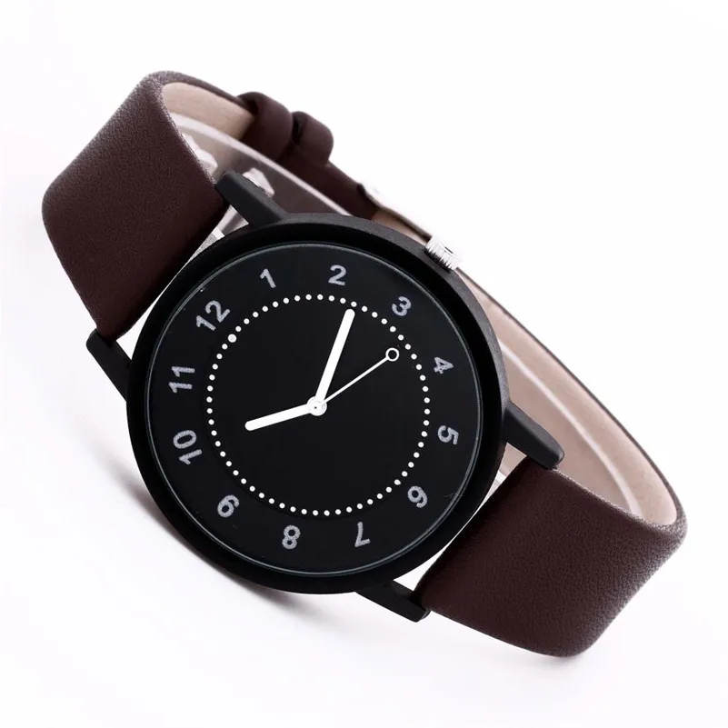 New Listing Geneva Men Watch Fashion Male Quartz-Watch Round Dial Leather Skin Strap Quartz Cheap Sport Relojes Masculino M22 (5)