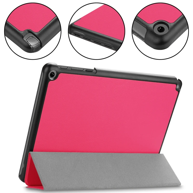 

Ultra Slim Tri-Fold PU Leather Case with Stand Cover for Acer Chromebook Tab 10 Tablet 9.7 inch Sleep Wake Functions
