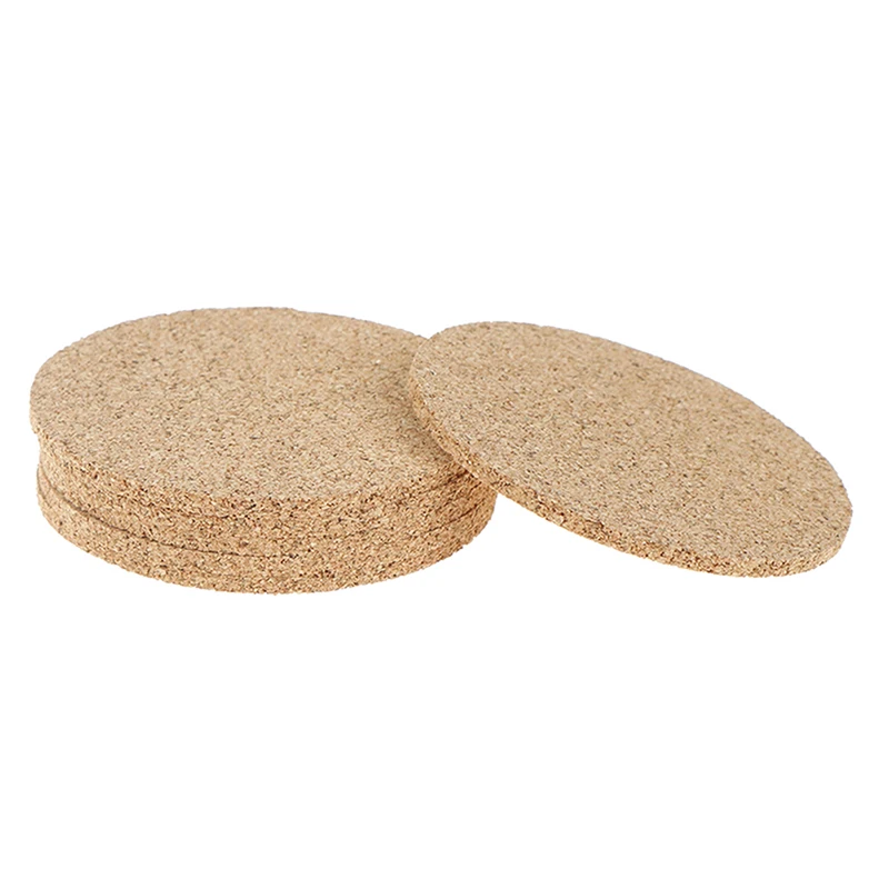

1pcs Coffee Tea Hot Drink posavasos Natural Cork Coaster Heat Resistant Cup Mug Mat placemat Kitchen Decor