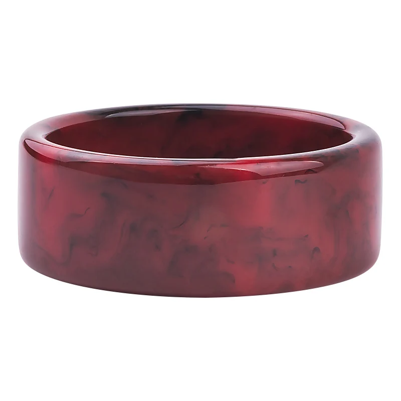 Classic Resin Cuff Fashion Bracelets Bangles for Women Red Acrylic Balck Spot Bracelets Female Wedding Gifts Charm New Jewelry (4)
