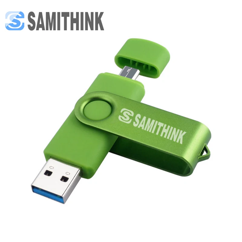 SAMITHINK USB флеш-накопитель 64 Гб OTG USB 3,0 флеш-накопитель высокоскоростной USB флеш-накопитель с логотипом на заказ USB флеш-накопитель 64 ГБ 16 ГБ 8 ГБ