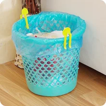 4 шт. высококачественный пластиковый домашний офисный мусорный мешок с фиксированным зажимом мини-инструменты для дома