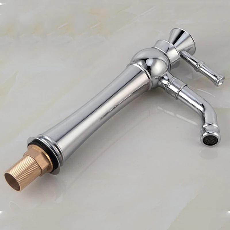 LanGuShi SLT0213 European Bathroom Creative Basin Black Bronze Single Hole Wash Basin Basin Hot and Cold Water Faucet Beautiful and Durable LanGuShi SLT0213 European Bathroom Creative Basin Black Bronze Single Hole Wash Basin Basin Hot and Cold Water Faucet Beautiful and Durable