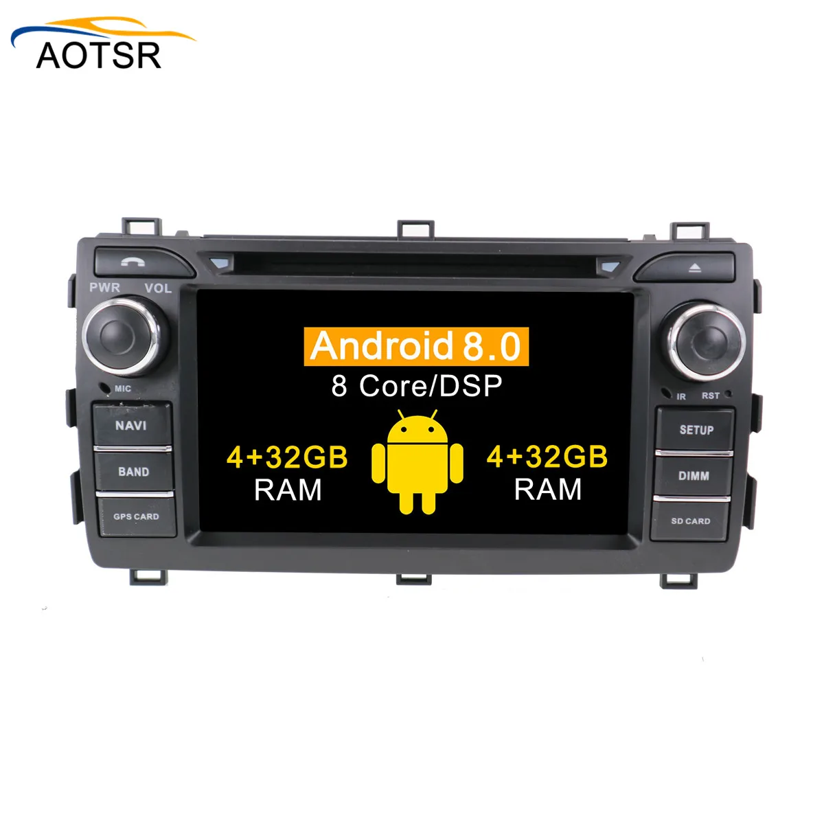 

4+32G Android 8.0 Car Radio GPS Navigation Multimedia Stereo For Toyota Auris 2013 2014 2015 8 Core Auto Audio DVD IPS headunit