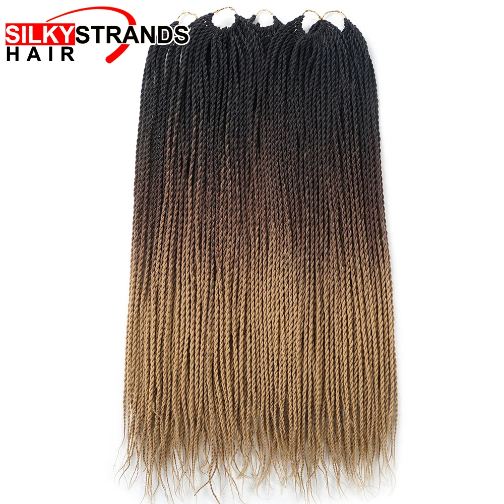 Silky Strands Ombre Braiding Hair Senegalese Twist Crochet Hair