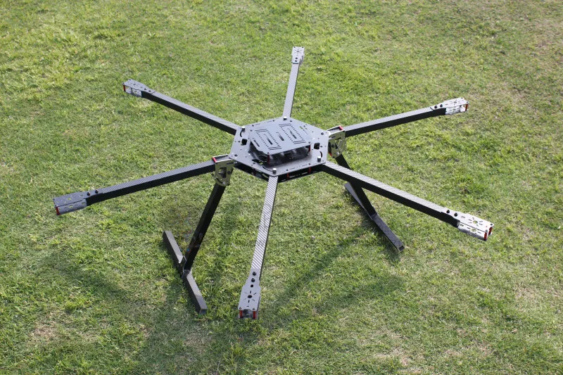 

DIY Industry Application Flight Platform S1300 folding hexacopter frame kit with landing gear for electric stringing drones