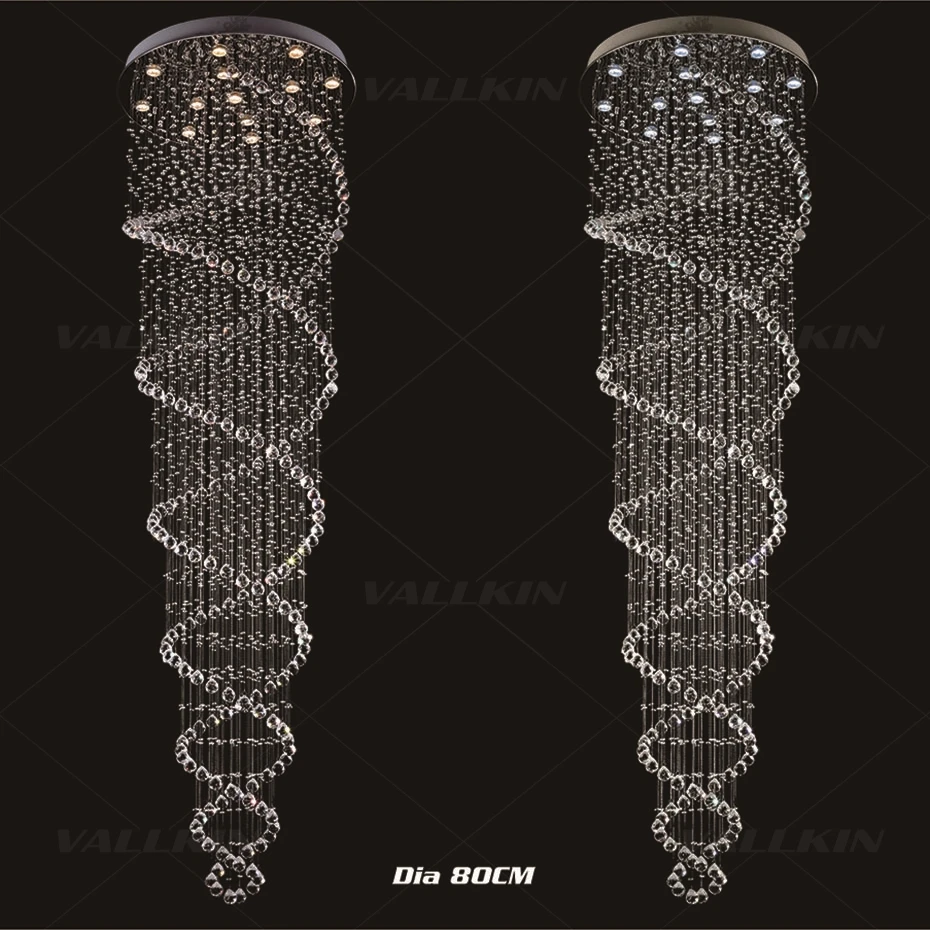 Lustres de Cristal Luzes para Sala Venda Quente Luxo Claro Moderno Iluminação Teto Lustres Jantar Interior Escadas Corredor Mod. 136395 6 jantar interior escadas corredor