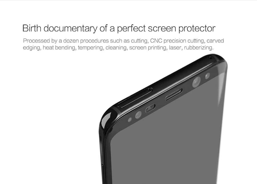 Nillkin 3D CP + MAX полное покрытие закаленное стекло анти всплеск Защита экрана для Samsung