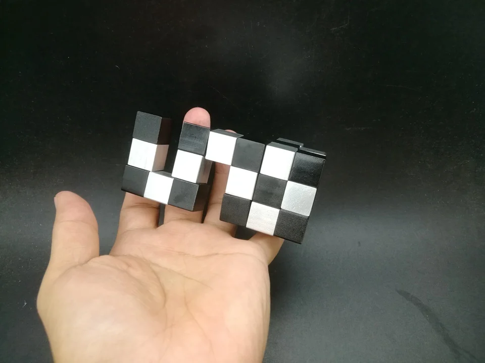 Алюминиевая интеллектуальная игрушка 3D головоломка металлические игрушки тестер мозга игра улучшает способность решения проблем