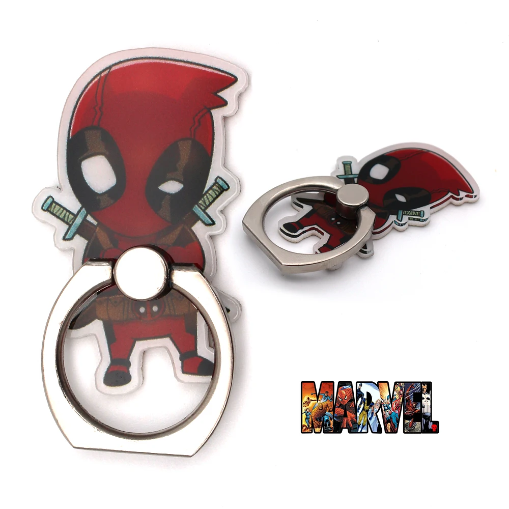 OHCOMICS Otaku Marvel Дэдпул 360 градусов квадратное кольцо с героями мультфильмов