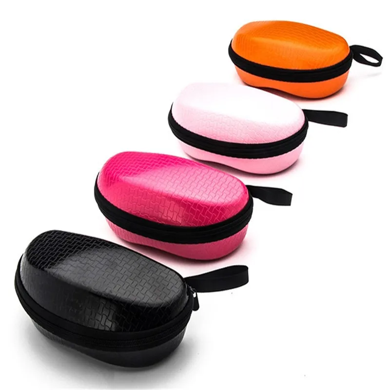 New Fashion Sunglasses Box Hard Case Portable Sunglasses Case For Men and Women Lanyard Zipper 3097