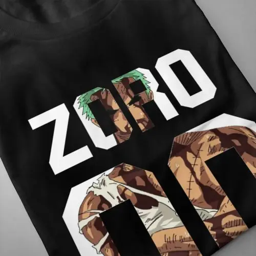 Tanie Niesamowite roronoa zoro człowiek T Shirt nowa, w stylu streetwear chłopiec jeden kawałek koszulka Plus rozmiar dla mężczyzn sprzedaż hurtowa