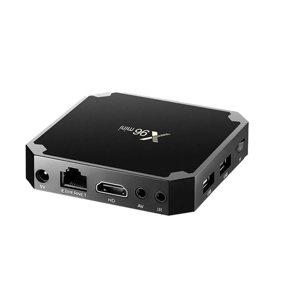 X96 Мини ТВ бокс Android 7.1.2 2 ГБ 16 android tv box Amlogic S905W четырехъядерный поддержка H.265 UHD 4K WiFi