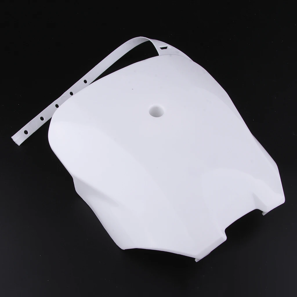 Front White Plastic Number Plate Fender Cover Fairing for Honda CRF70 80 100