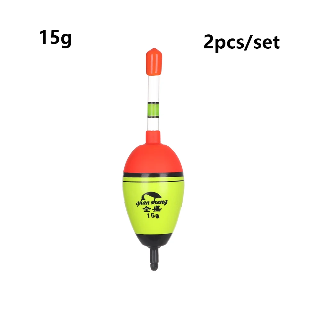 2 шт. светящийся в темноте поплавок для рыбалки 5 г-50 г EVA поплавки для рыбалки освещение поплавки для ночной рыбалки наружные аксессуары - Цвет: 15g