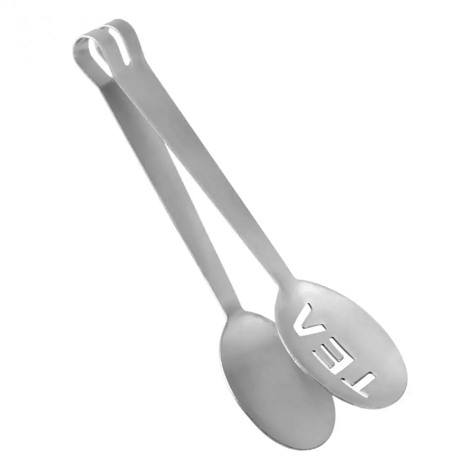 Нержавеющая сталь чайные зажимы щипцы для пакетиков соковыжималка с ситом держатель ручка Ложка Мини сахар чай клип ситечко Кухня Бар Инструмент